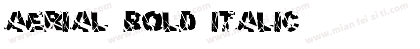 Aerial Bold Italic字体转换
